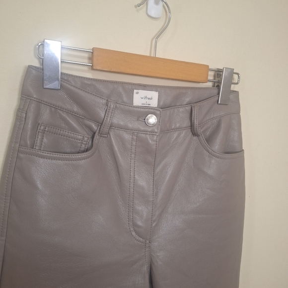 Aritzia Melina Faux Leather Pants SZ 2 NWOT - Picture 3 of 11